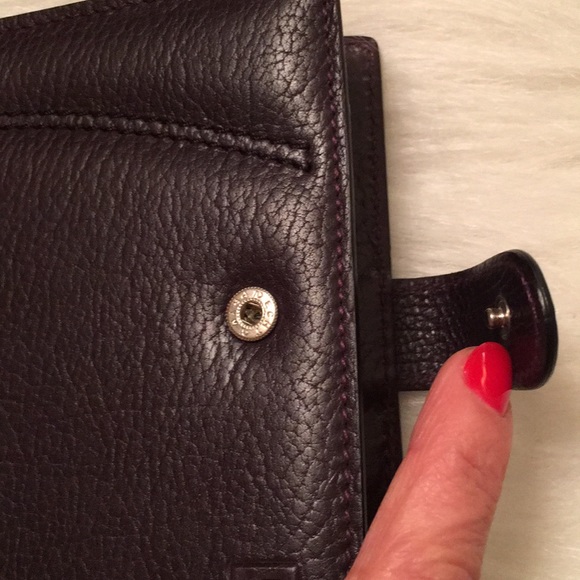 Bally’s leather organizer 5”x3.5”0.5”